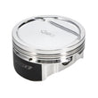 Load image into Gallery viewer, Manley Chevrolet LS Piston Set - 4.080in Bore 1.115in CH, -18.00 CC - Back View
