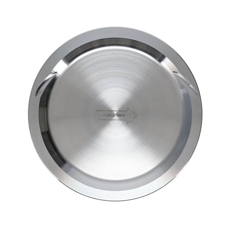 Manley Chevrolet LS Piston Set - 4.125in Bore 1.315in CH, -31.00 CC - Back View