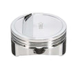 Load image into Gallery viewer, Manley Chevrolet LS Piston Set - 4.130in Bore 1.065in CH, -11.00 CC - Back View