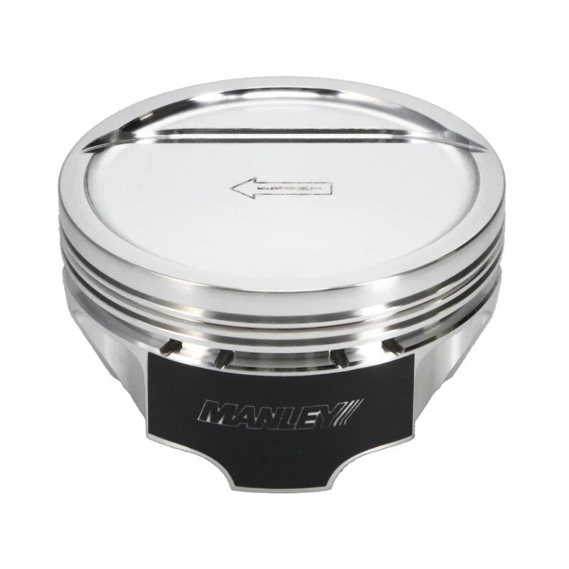 Manley Chevrolet LS Piston Set - 4.130in Bore 1.115in CH, -18.00 CC - Side View
