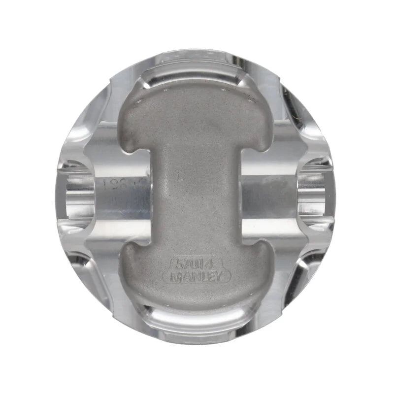 Manley Chevrolet LS Piston Set - 4.130in Bore 1.115in CH, -18.00 CC - Installation View