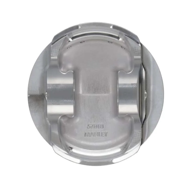 Manley Chevrolet LS Piston Set - 4.130in Bore 1.315in CH, -31.00 CC - Back View