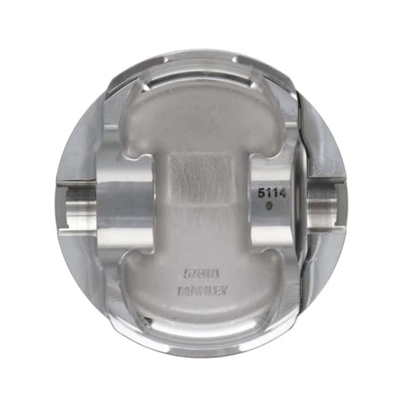 Manley Chevrolet LS Piston Set - 4.165in Bore 1.115in CH, -11.00 CC - Side View