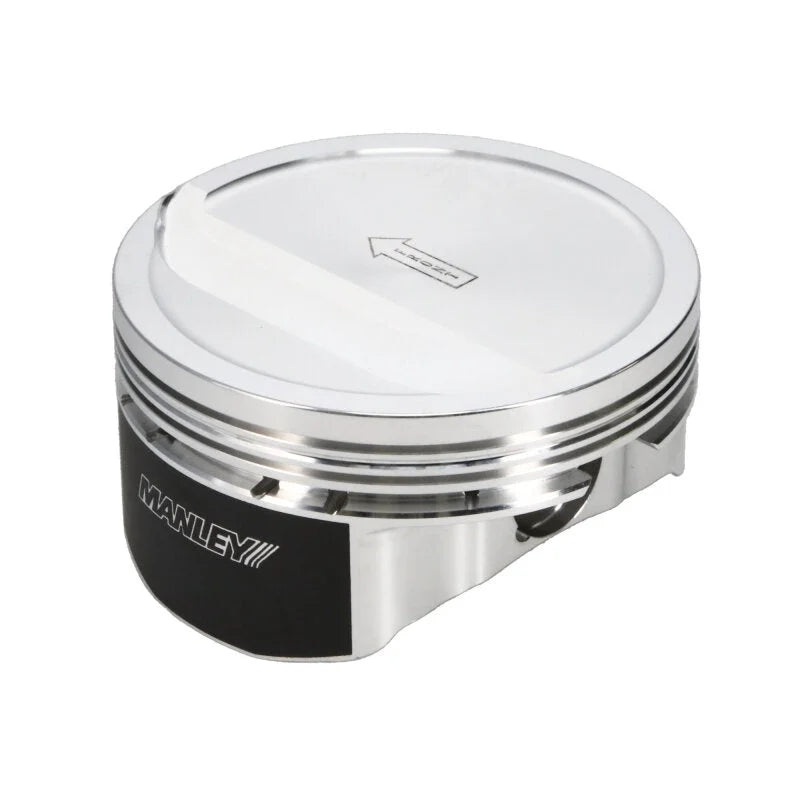 Manley Chevrolet LS Piston Set - 4.185in Bore 1.115in CH, -11.00 CC - Side View