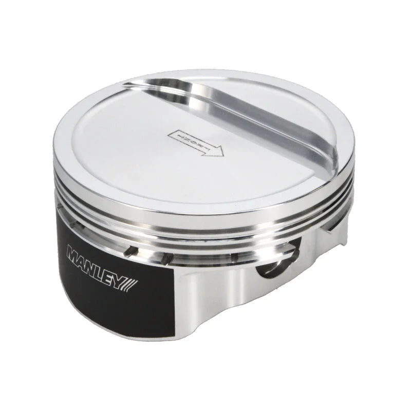 Manley Chevrolet LS Piston Set - 4.185in Bore 1.115in CH, -11.00 CC - Back View