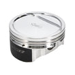 Load image into Gallery viewer, Manley Chevrolet LS Piston Set - 4.185in Bore 1.115in CH, -18.00 CC - Installation View