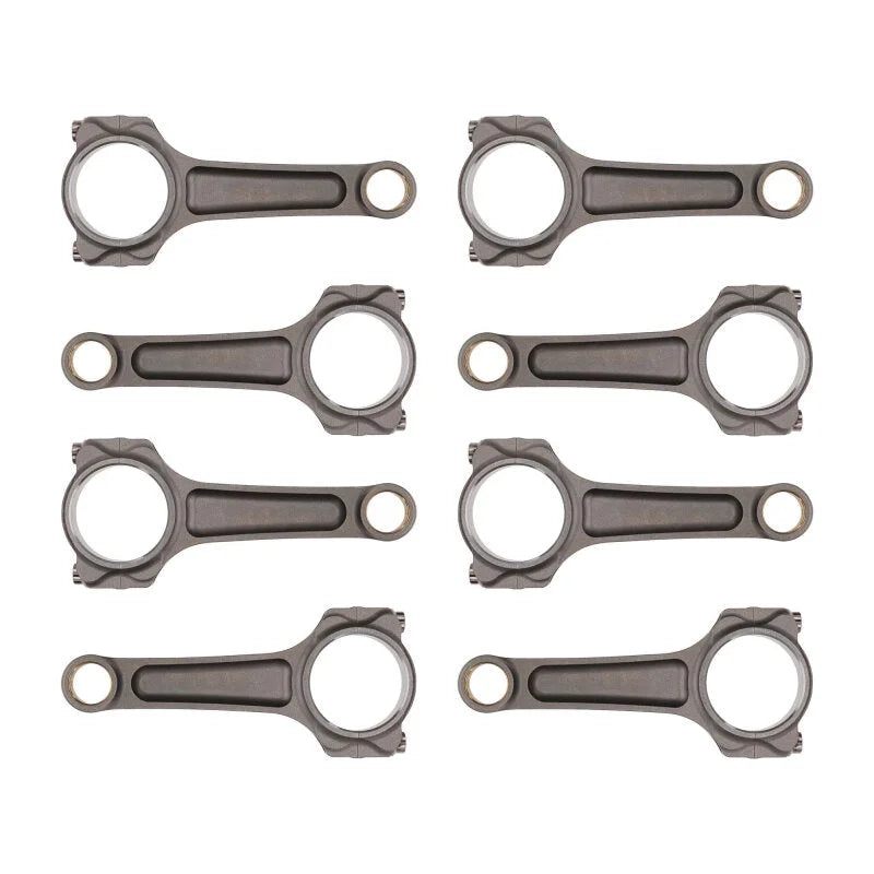 Manley Chevrolet LS Pro-Series I-Beam Connecting Rod Set - 6.350in Length - Side View