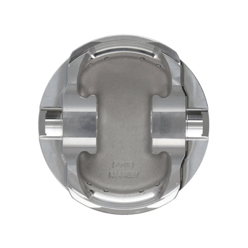 Manley Chevrolet LS Series 4.000in Stroke 4.125in Bore -5cc Flat Top Standard Pistons - Set of 8 - Side View