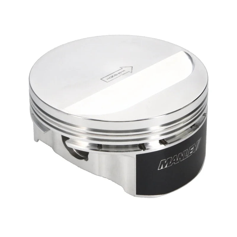 Manley Chevrolet LS Series 4.000in Stroke 4.125in Bore -5cc Flat Top Standard Pistons - Set of 8 - Additional View 7
