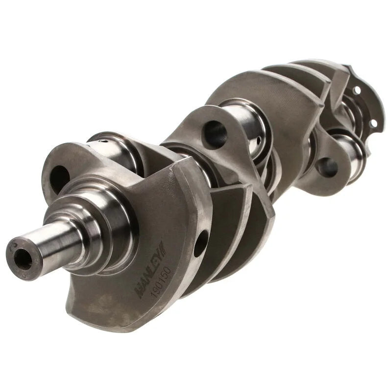 Manley Chevrolet Small Block Forged Crankshaft - 3.750in Stroke - Side View