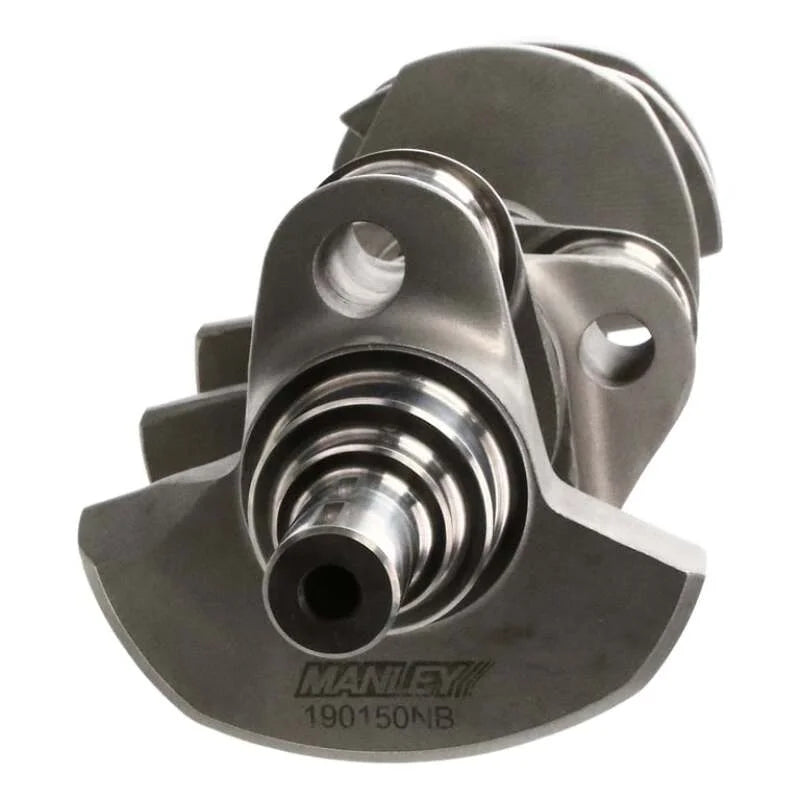 Manley Chevrolet Small Block Forged Crankshaft - 3.750in Stroke - Back View
