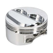 Load image into Gallery viewer, Manley Chevrolet Small Block Piston Set - 4.030in Bore 1.125in CH, 11.00 CC - Back View