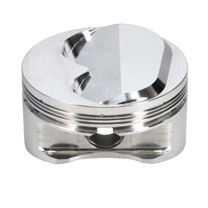 Manley Chevrolet Small Block Piston Set - 4.030in Bore 1.125in CH, 11.00 CC - Installation View