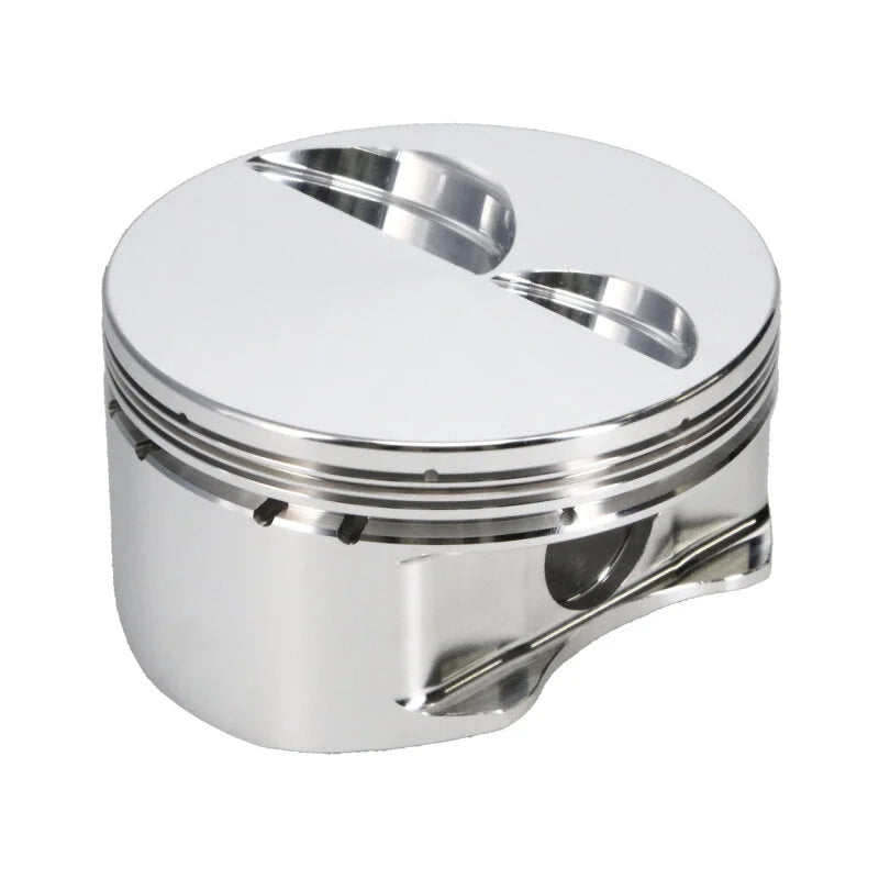 Manley Chevrolet Small Block Piston Set - 4.030in Bore 1.250in CH, -4.00 CC - Side View
