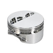 Load image into Gallery viewer, Manley Chevrolet Small Block Piston Set - 4.030in Bore 1.550in CH, -4.00 CC - Installation View