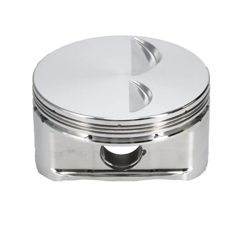 Manley Chevrolet Small Block Piston Set - 4.035in Bore 1.550in CH, -2.50 CC - Side View