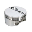 Load image into Gallery viewer, Manley Chevrolet Small Block Piston Set - 4.035in Bore 1.550in CH, -4.00 CC - Back View
