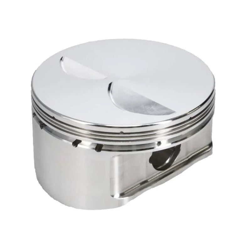 Manley Chevrolet Small Block Piston Set - 4.040in Bore 1.550in CH, -2.50 CC - Back View