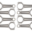 Load image into Gallery viewer, Manley Chevrolet Small Block Pro-Series I-Beam Connecting Rod Set - 6.000in Length - Back View