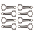 Load image into Gallery viewer, Manley Chevrolet Small Block Pro-Series I-Beam Connecting Rod Set - 6.250in Length - Back View