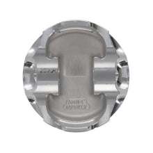 Load image into Gallery viewer, Manley Chevy LS 4.070in Bore 3.622in Stroke -4cc Flat Platinum Series Piston Set - Back View