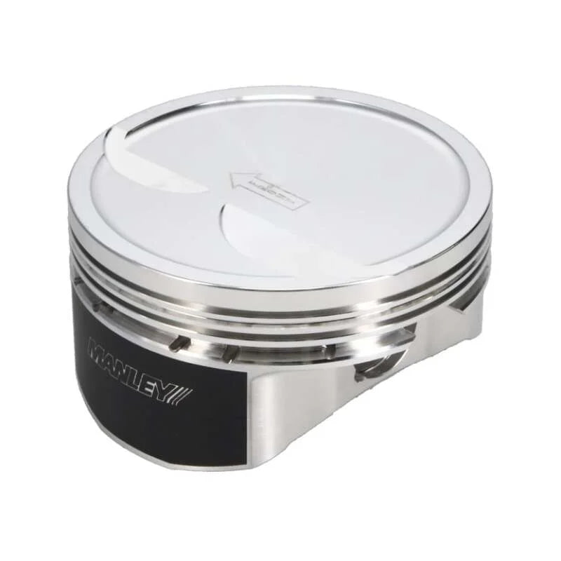 Manley Chevy LS Series 4.001in Bore 1.115in CH -10cc Platinum Series Pistons - Set of 8 - Side View