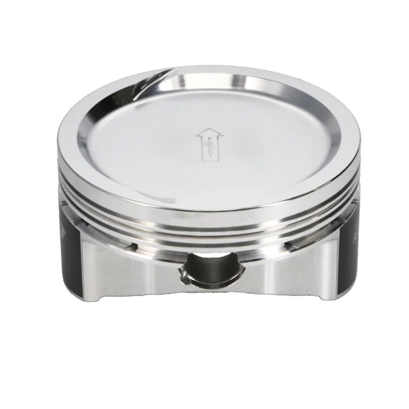 Manley Chevy LS Series 4.030in Bore 1.115in CD -29cc Dish Platinum Series Pistons - E/D - Set of 8 - Back View