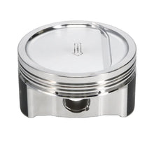 Load image into Gallery viewer, Manley Chevy LS Series 4.065in Bore -18cc Platinum Series Dish Pistons Set - Side View