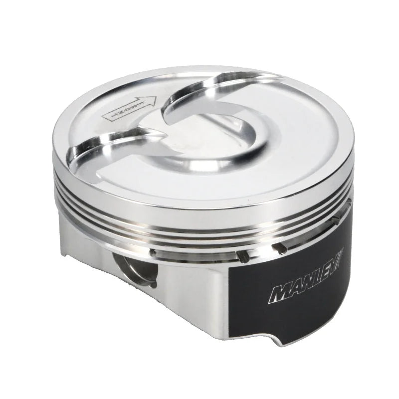 Manley Chevy LT1 Direct Injected Series 4.00in Stroke 4.065in Bore -10 cc Dish Extreme Duty Pistons - Side View