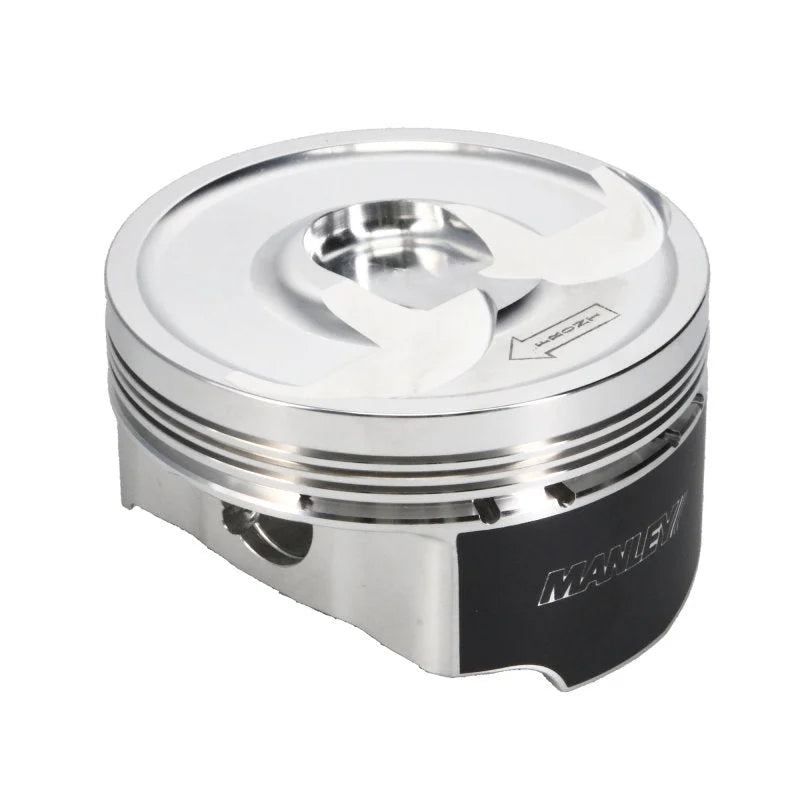 Manley Chevy LT1 Direct Injected Series 4.00in Stroke 4.125in B -20 cc Dish Platinum Series Pistons - Back View