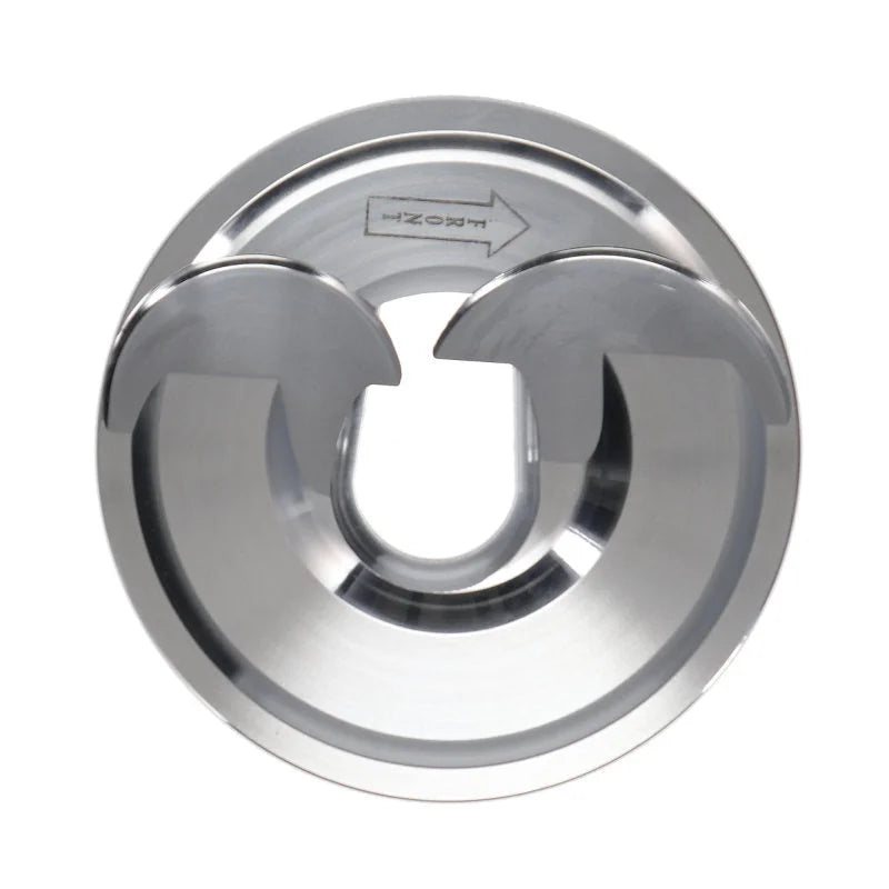 Manley Chevy LT1 Direct Injected Series 4.00in Stroke 4.125in Bore -10 cc Dish Extreme Duty Pistons - Side View
