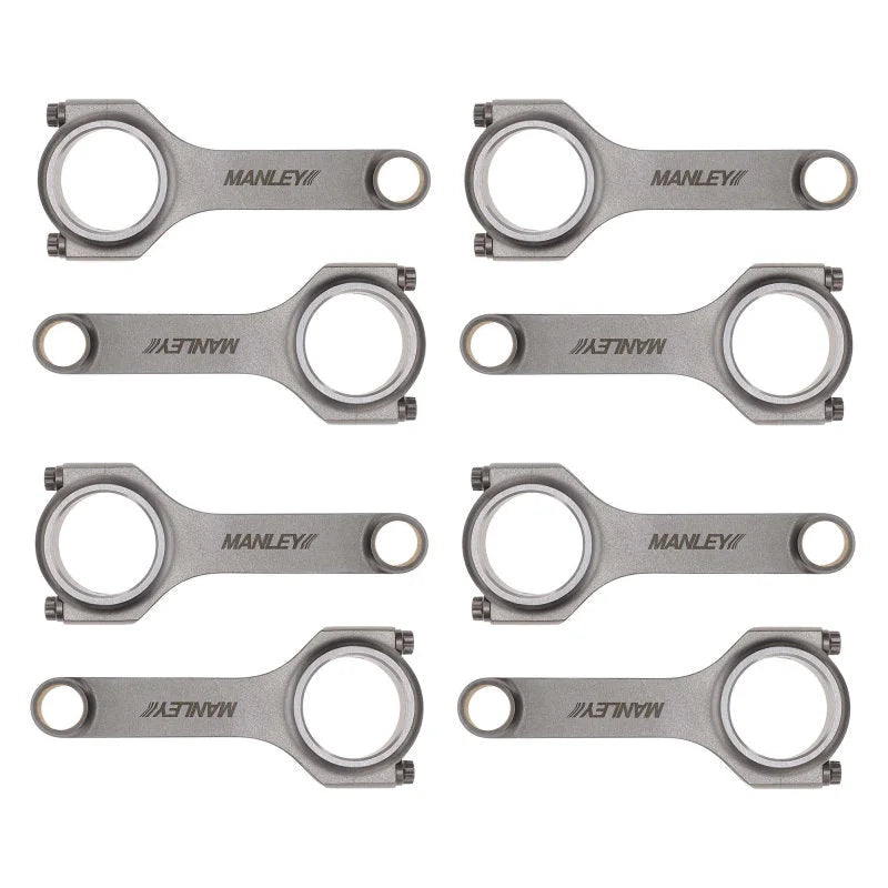 Manley Chevy Small Block 5.700in H Beam Connecting Rod Set - Installation View