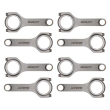 Load image into Gallery viewer, Manley Chevy Small Block 5.700in H Beam Connecting Rod Set - Installation View