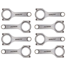 Load image into Gallery viewer, Manley Chevy Small Block LS Series 6.125in H Beam Connecting Rod Set - Side View