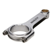 Load image into Gallery viewer, Manley Chevy Small Block LS/LT1 6.125in H Beam Connecting Rod Set w/ ARP2000 Bolts - Back View