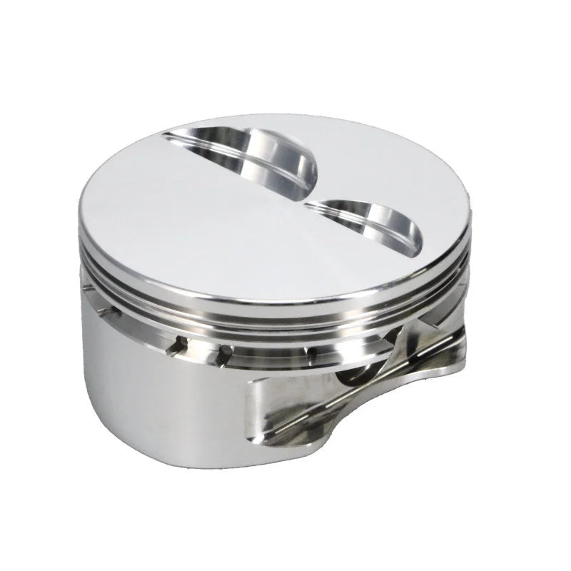 Manley Chevy Small Block Platinum Series Flat Top Piston Set - 1.250 CD/FT 4.060 - Installation View