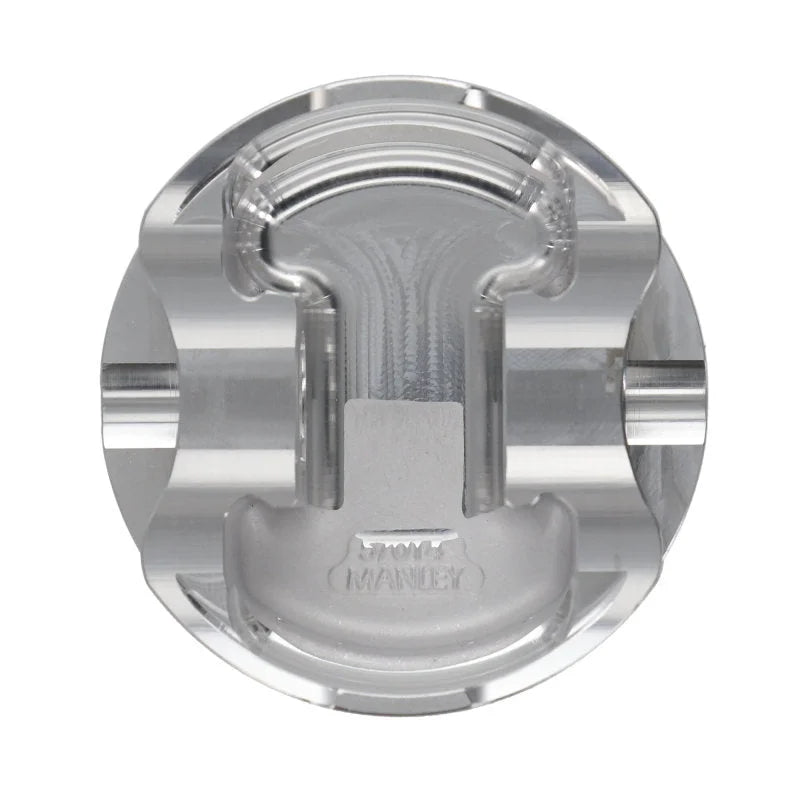 Manley Chrysler 5.7L Hemi 90.9mm Stock Stroke 3.937in Bore -12cc Dish Standard Platinum Pistons - Main Product View