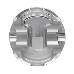Manley Chrysler 5.7L Hemi 90.9mm Stock Stroke 3.937in Bore -12cc Dish Standard Platinum Pistons - Main Product View
