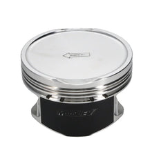 Load image into Gallery viewer, Manley Chrysler 5.7L Hemi 90.9mm Stock Stroke 3.937in Bore -12cc Dish Standard Platinum Pistons - Side View