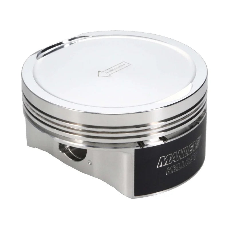 Manley Chrysler 6.2L Hemi Platinum Pistons 4.090in Bore -6.5cc Dish 3.579in stroke - Main Product View