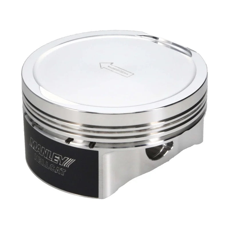 Manley Chrysler 6.2L Hemi Platinum Pistons 4.090in Bore -6.5cc Dish 3.579in stroke - Side View