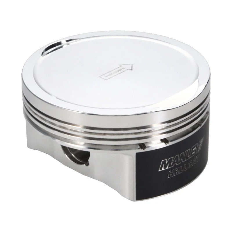 Manley Chrysler 6.2L Hemi Platinum Pistons Stock Stroke 4.095in Bore -6.5cc Dish 3.579in Stroke - Main Product View