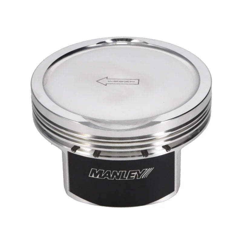 Manley Chrysler HEMI 6.4L 4.090in Bore 1.210in CD -12.5cc Dish Coated Extreme Pistons - Set of 8 - Side View
