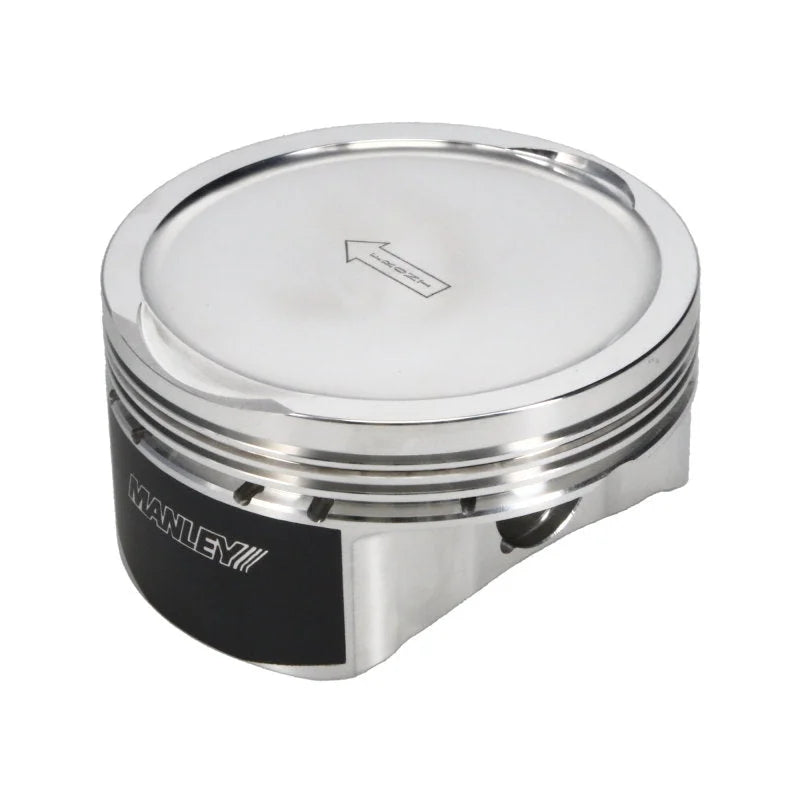 Manley Chrysler HEMI 6.4L 4.090in Bore 1.210in CD -12.5cc Dish Coated Pistons - Set of 8 - Back View