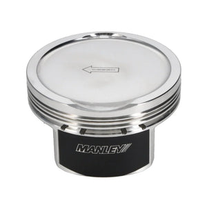 Manley Chrysler Hemi 6.4L +.005in Oversize/4.095in Bore -12.5cc Dish Extreme Duty Piston Set - Main Product View