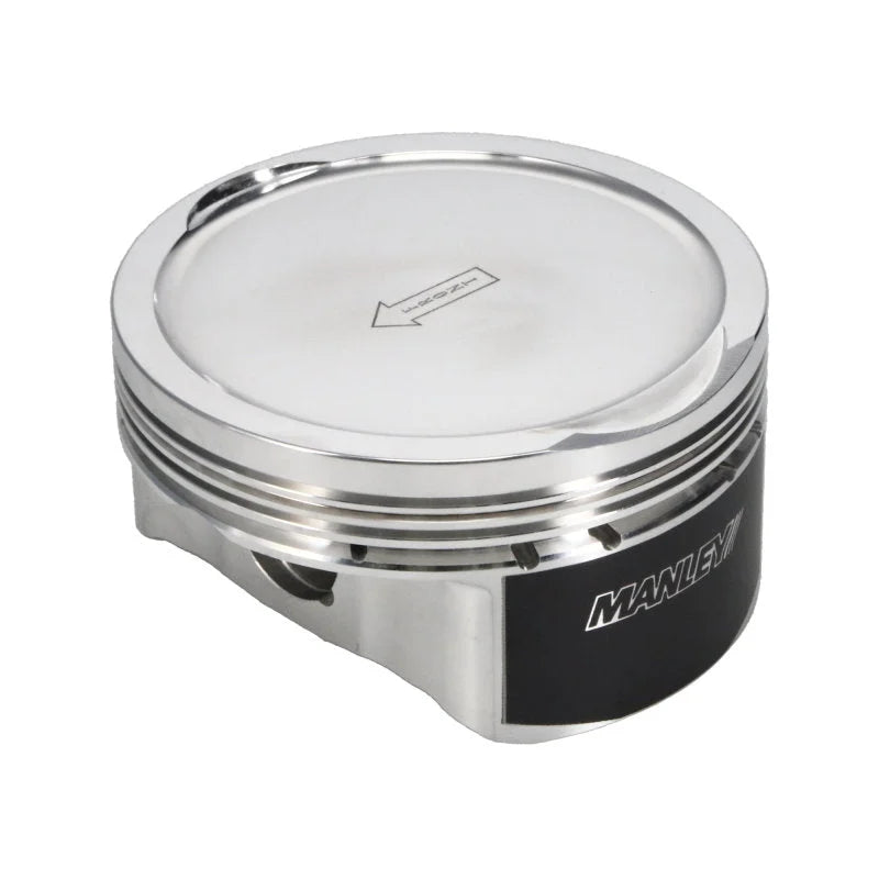 Manley Chrysler Hemi 6.4L +.005in Oversize/4.095in Bore -12.5cc Dish Extreme Duty Piston Set - Side View
