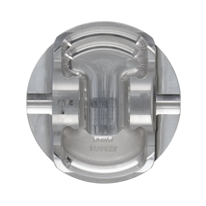 Manley Chrysler Hemi 6.4L +.005in Oversize/4.095in Bore -12.5cc Dish Extreme Duty Piston Set - Installation View