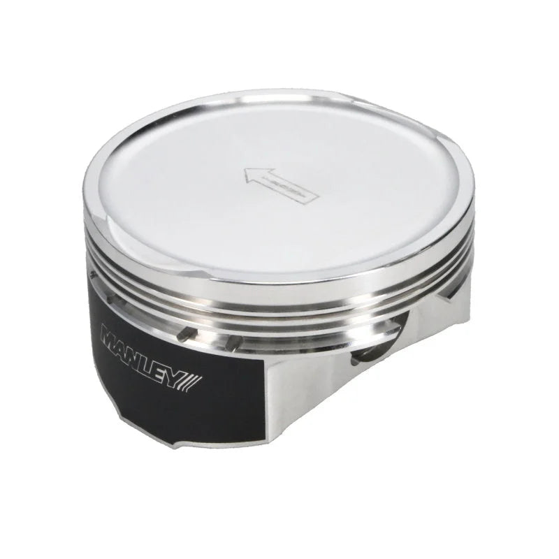 Manley Chrysler Hemi 6.4L +.005in Oversize/4.095in Bore -5.0cc Dish Platinum Series Pistons - Side View