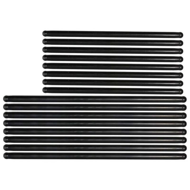 Manley Dodge 5.7L/6.4L Hemi 5/16in .120in Wall Chrome Moly Swedged End Pushrods (8 INT/8 EXH) - Back View