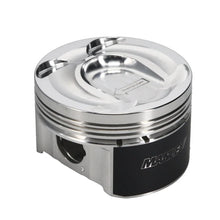 Load image into Gallery viewer, Manley Ford 2.0L EcoBoost 87.5mm STD Size Bore 9.3:1 Dish Extreme Duty Piston Set - Back View
